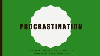 One Minute Nugget of Wisdom - Overcoming Procrastination