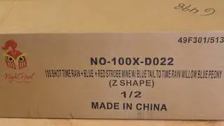 NO-100X-D022 Сине-красный стробоскоп для синхронизации дождя, Z-образная форма, 100 импульсов, уг...