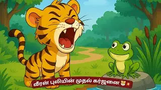 வீரன் புலியின் முதல் கர்ஜனை 🐯💥 | Tamil Kids Moral Story | Brave Tiger Cub | T2K Kids