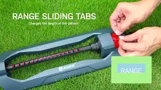 Amazon com  Eden 96213 Lawn & Garden Essential Oscillating Sprinkler   Water Sprinkler for Yard,Cove