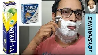 Topaz Platinum Blade | Vi John Tropical Lime Shaving Cream
