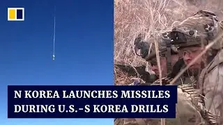 North Korea launches test missiles in response to US-South Korea &lsquo;Freedom Shield&rsquo; exercise