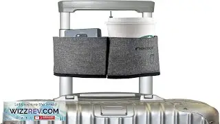 riemot Luggage Travel Cup Holder Free Hand Drink Carrier Hold Two Review