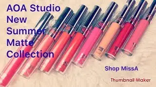 AOA Studio $1 Summer Matte Collection || Shop Miss A