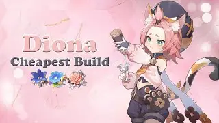 My Cheapest Diona Support Build | Best Weapon,Artifacts Build F2P Friendly | Genshin Impact