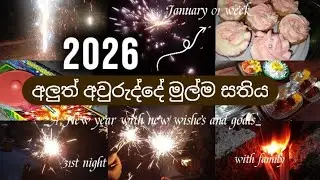 අලුත් අවුරුද්දක් අලුත් මාසයක්🌷✨️අලුතෙන් පටන් ගන්න_#New begining#with happiness and goals✨️#vloger#26