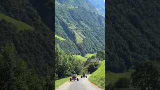 Adventure in Swiss Alps🇨🇭Mountaincart in Elm #switzeland #travel #fun