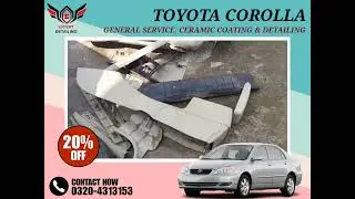 Extremely drity car Toyota Corolla 2009 (detailing )after before Result