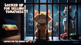A Mother&rsquo;s Struggle Ginger Cat Fights for Justice After Being Jailed! #cat #catlover #aicat