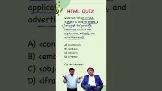 Container for external resources in HTML 