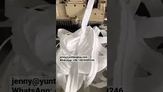 Zipper webbing in production.  Zipper manufacturer in China