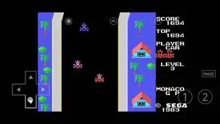 SG 1000 Monaco GP racing Game