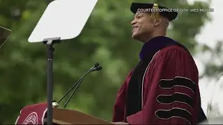 Gov. Wes Moore delivers commencement speech at Moorehouse College