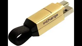 inCharge 6   The Six in One Swis Army Knife of Cables, Portable Keyring Compatible with Apple iPhone