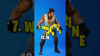 Top 10 MOST USED X-Men Skins EVER!