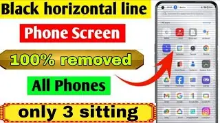 how to fix black horizontal lines on phone screen | black horizontal lines on phone screen 