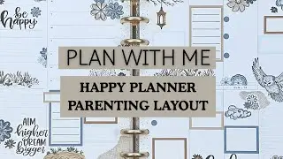 Plan With Me | Happy Planner Parenting Layout | PlanItDarbi Stickers
