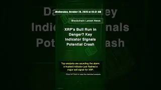 🧐👉 XRP's Bull Run in Danger? Key Indicator Signals Potential Crash #QixNewsAI