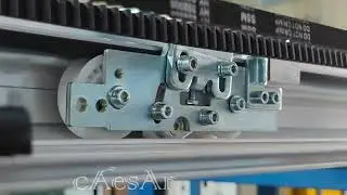 How to adjust the height of ES200 automatic sliding glass door