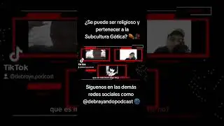 #shorts #youtubeshorts #fyp #debrayandopocast #subcultura #subculturagotica #goth #podcast