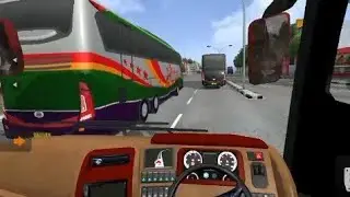 Bus sugeng rahayu adu balapan di lingkar gentong tasik bus simulator Indonesia