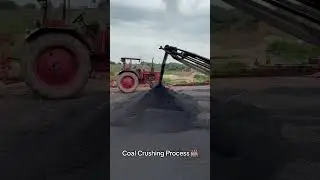 Coal Crush Process At Brick Kiln #ZigZagBhatta #Bricks #Coal #ASMR #Crushing #Industry #Production
