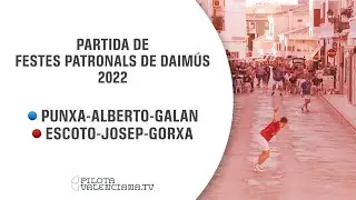 Raspall al carrer | Partida de Festes Patronals de Daim&uacute;s 2022