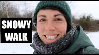 A SNOWY walk through Whitstable