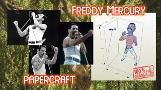 Freddy Mercury Papercraft Gratis