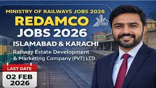 Pakistan Railways REDAMCO Jobs 2026 | Latest Govt Jobs in Islamabad #allpakjobs #pakrail 