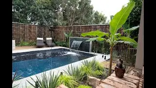 Sneak Peek into A Backyard Transformation! Serene 6 w/ Blue Azurite Swimming Pool || Narellan Pools