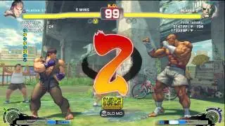 Sekigaryu (Ryu) vs Hide Taisaku (Sagat) - AE 2012 Matches *720p*
