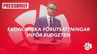LIVE: Pressbrief med Mikael Damberg om ekonomiska förutsättningar inför budgeten
