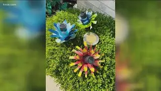 Texas nonprofit brightening lives during COVID-19 with solar-powered flowers | KVUE