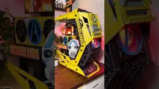 Borderlands themed PC build with 3Dprinted Palit Maker GPU cover  #pcmods  #pcbuild #gaming #pc