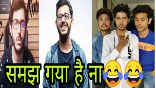 vikku Goswami roasted by carryminati.  by Amit Arya official.😁😂😂😂😂❤️❤️❤️