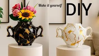 How to make a handmade plaster vase: with minimal tools