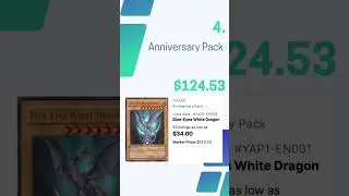 Top 10 Most Expensive Blue-Eyes White Dragon!