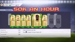 MAKE 50K AN HOUR | SHADOW TRADING METHOD | FIFA 18