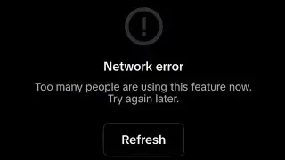 Capcut templates network error problem | Too Many people are using this feature now try again later 