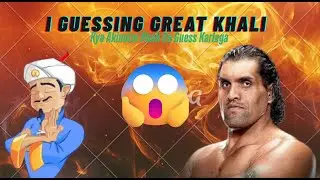 I Guessing Great Khali || Kya Akinator KHALI KO GUESS Karlega