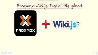Proxmox - How to install wiki.js