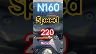 N160 riding in road speed 220 🏍️🏍️#bike #riding #racing #ride #trending #trend #viral #travel