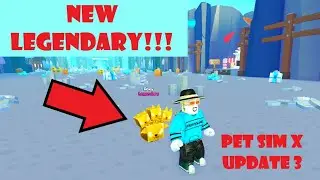 I GOT THE NEW LEGENDARY!! PLAYING THE NEWEST PET SIM X UPDATE!!