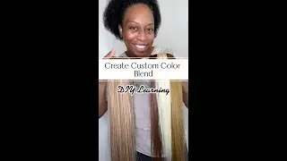 HOW TO GET CUSTOM COLOR BRAIDING HAIR | BRAIDING HAIR COLOR BLEND | COLORS 613, 27, 30