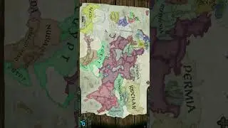 Crusader Kings III All DLCs (1066 - 2182) AI Only - Timelapse ⚔️🔥 #shorts