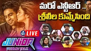 LIVE : Junior Genuine Public Talk | Sreeleela | Genelia | Radha Krishna | DSP | Mic TV News