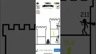 Stick War Hero Tower Defence Level 686 Rainbow Friends Game IOS, Android #stickman #gameplay #shorts