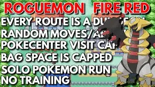 (HARDER THAN KAIZO IRONMON) ROGUEMON ASCENSION 3 Pokemon Firered