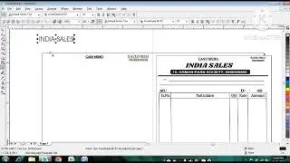 How to Create a Cache Memo in Corel Draw 11 (part -1)
